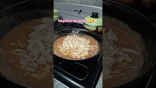 tacos de pollo riquísimo 🤤😋 paratiii tacos tacosdepollo suscribete youtubeshort [upl. by Sire]