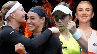 Caroline GarciaKristina Mladenovic vs Lyudmyla KichenokJelena Ostapenko  Doubles  AO 2024 [upl. by Retrop]