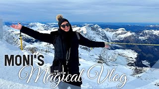 Monis Magical Vlog  Wir feiern Silvester in der Schweiz bei 15 Grad Hütte in den Bergen [upl. by Nyrak]