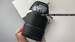 UNBOXING Nike Air Force 1 BlackWhite FZ0627010 [upl. by Rafaj]