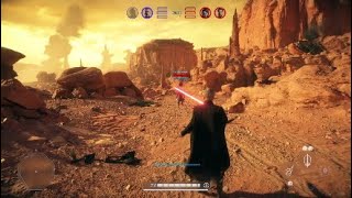 Star Wars Battlefront 2  Dooku vs Anakin no commentary [upl. by Anirbys222]