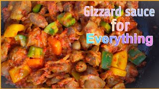 CHICKEN GIZZARD RECIPESGIZZARD SAUCE shorts YouTubeshorts vlogster [upl. by Afihtan]