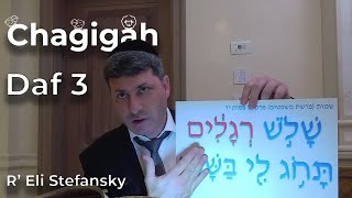 Daf Yomi Chagigah Daf 03 by R’ Eli Stefansky [upl. by Grete]