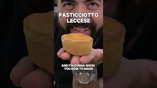 PASTICCIOTTO LECCESE  PUGLIA italiancusine italy food easyrecipe [upl. by Wittie]