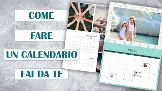 Come fare un calendario fai da te con Foto Festività e tanto altro [upl. by Eatnoed]