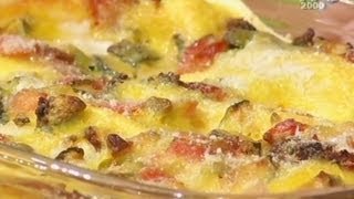 Quel che passa il convento  Lasagne alle verdure con provola e zafferano [upl. by Eitak418]