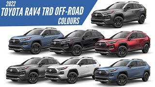 2022 Toyota RAV4 TRD OffRoad – All Color Options – Images  AUTOBICS [upl. by Inol]