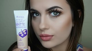 First Impression  Review  Rimmel Stay Matte Foundation [upl. by Woodcock]