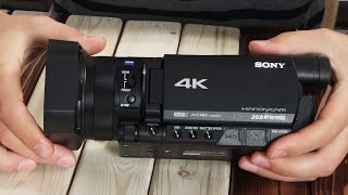 Sony AX100 Review  Is this 4K camera just for consumers Prosumer features may suggest otherwise [upl. by Schroth]