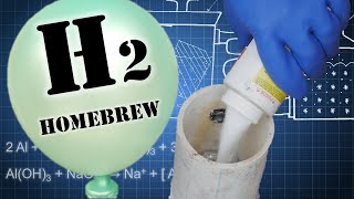 DIY Homemade Hydrogen Aluminum  Water  Lye [upl. by Mikal308]