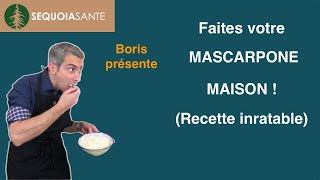 Faites votre MASCARPONE MAISON  Recette inratable [upl. by Attennek240]