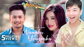 Nangbu Yengjaba  Araba amp Dolly Gurumayum  AJ amp Pushparani  Official Music Video  REACTION [upl. by Drawoh]