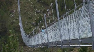 494 Meter Längste Hängebrücke der Welt im Oberwallis eröffnet [upl. by Judson]