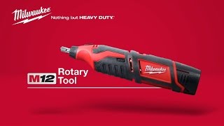 Milwaukee® M12™ Cordless LITHIUMION Rotary Tool 246022 [upl. by Anelrahs]