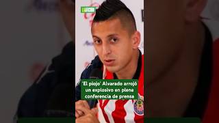 Piojo Alvarado se disculpa con la prensa tras lanzar petardo previo a conferencia de Chivas [upl. by Eedahs]