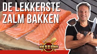 Hoe maak je perfect gebakken zalmfilet [upl. by Mackenzie]