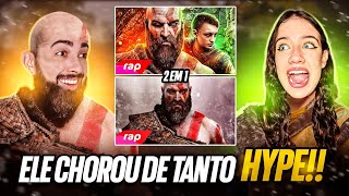 2 em 1 Kratos  7 MINUTOZ God of War React [upl. by Jadda]