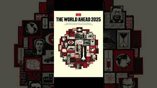 The Economist The World Ahead 2025 the cover puzzle depicts future trends for 2025 [upl. by Lati]