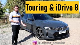 NEW 2023 BMW 320i Touring MSport REVIEW WITH iDrive 8 system and screen [upl. by Nido915]