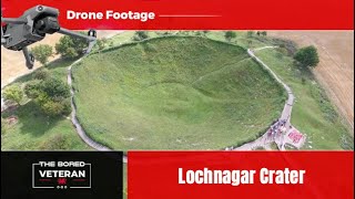 Lochnagar Crater Drone Footage An Aerial View  WW1 Location Visit  The Bored Veteran [upl. by Eidnyl]