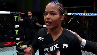 Karine Silva Octagon Interview  UFC Vegas 56 [upl. by Ashia757]