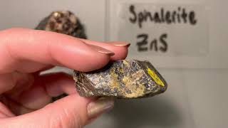 Minerals  Sulfides  Sphalerite [upl. by Terr]