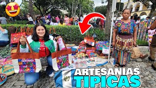 COMPRANDO ARTESANIA EN EL CENTRO DE ANTIGUA GUATEMALA 🇬🇹 MIRA TODO LO QUE COMPRAMOS 😱 [upl. by Imorej205]