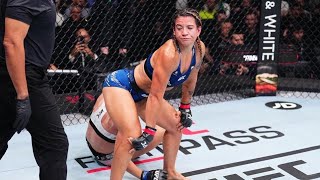 Why Ailin Perez Twerk in front of her opponent after winning UFC Victory [upl. by Alilak]