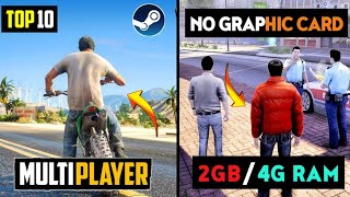 Top10 Split Screen COOP Multiplayer Games FOR LOW END PC 2023  2GB4GB RAM  No Graphics Card [upl. by Reffineg]