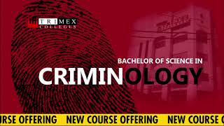 TRIMEX COLLEGES Criminology Ad [upl. by Hayimas]