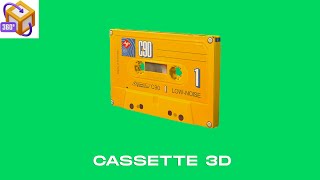 Epic Cassette 3D Animation [upl. by Enihpets]