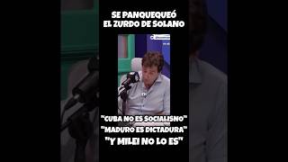 El zurdo de Solano panquequeó en vivo pts zurdos lla vllc javiermilei [upl. by Nereen]