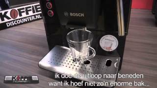 Bosch TES50129RW in een handomdraai heerlijk koffie cappuccino of espresso Bekijk demo video [upl. by Garrard]