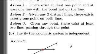 Another Axiomatic System Example [upl. by Bonney]