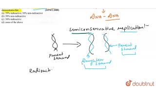 Meselson Stahl experiment on semiconservative replication demonstrate that [upl. by Mathew]