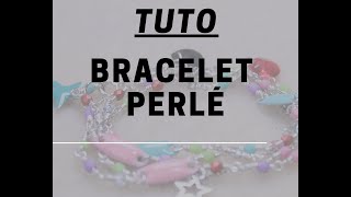 TUTO BRACELET PERLÉ [upl. by Noled962]