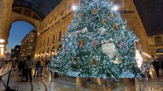 Christmas in Milan Italy  Natale a Milano 2020 [upl. by Nagyam]