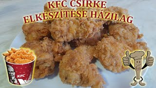 KFC csirke  elkészítése egyszerűen [upl. by Acirederf158]