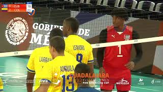 XVI Copa Panamericana NORCECA de Voleibol Varonil  ▶️ En vivo  CUBA VS COLOMBIA [upl. by Einrae306]