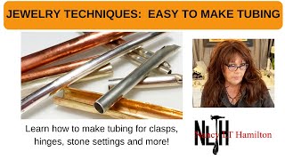 Jewelry Making Techniques Easy to MakeTubing [upl. by Anabella]