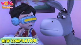 Vir The Robot Boy  Best Action Scenes Compilation  60  Wow Kidz Binge [upl. by Melonie]