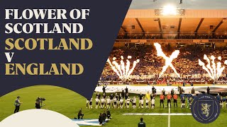 INCREDIBLE Flower Of Scotland  Scottish National Anthem  Scotland v England [upl. by Ycrem]