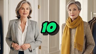 10 Prendas clásicas que Te Harán Lucir Elegante con más de 40 y 50 años de edad [upl. by Aiynot]