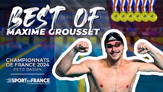 🏊‍♂️ Le Best Of de MAXIME GROUSSET  Championnats de France Elite en petit bassin 2024 [upl. by Safire271]