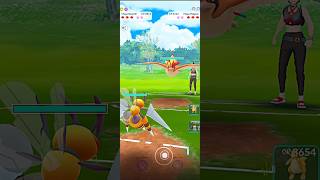 Mega Beedrill VS Mega Pidgeot PVP Fly Battle in pokemongo [upl. by Naiditch]