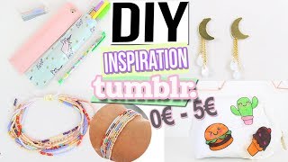 DIY ┋ BIJOUX ET ACCESSOIRES 0€ à 5€ INSPI TUMBLR pastel kawaii facile pas cher francais [upl. by Dlonyer]