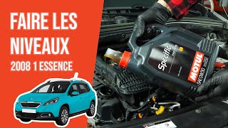 Faire ses niveaux Peugeot 2008 1 12 PURETECH 📏 [upl. by Weismann]