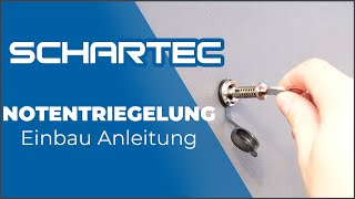 Einbau Universal Notentriegelung für Sektionaltore  Schartec [upl. by Mcdougall707]