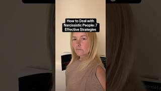 How To Deal With Narcissistic People 7 Effective Strategies [upl. by Droffilc113]