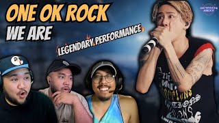 Theyre legends ONE OK ROCK  We are AMBITIONS JAPAN DOME TOUR  REACTION [upl. by Stefano]